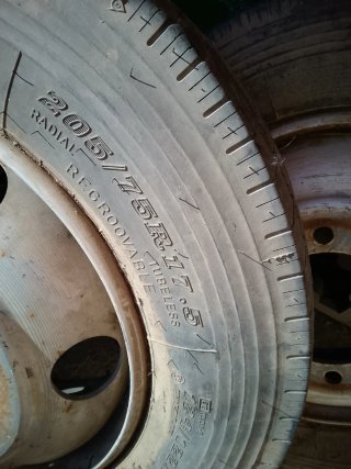 Ruedas Dunlop 205/75r17,5