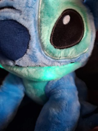 Peluche Stitch 30cm con luz azul
