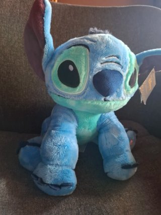 Peluche Stitch 30cm con luz azul