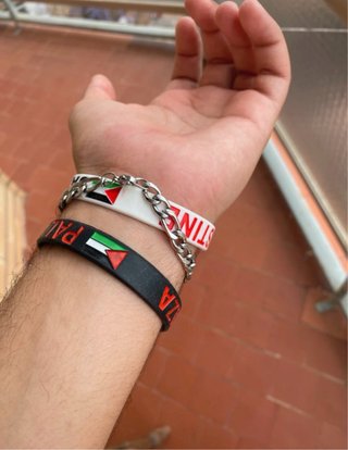 Confezione di 2 Braccialetti Palestina Save Gaza