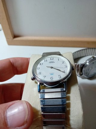 Orologio Timex Indiglo Argento e Bianco