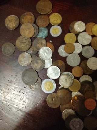Lote de monedas antiguas
