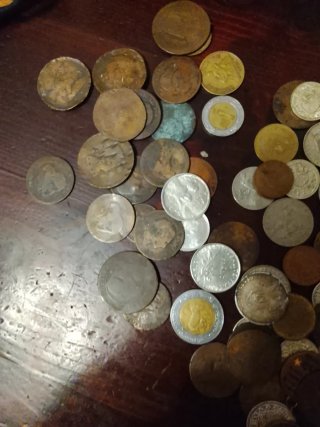 Lote de monedas antiguas