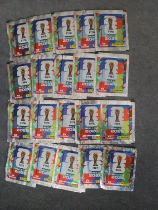20 Sobres Panini Mundial FIFA 2026