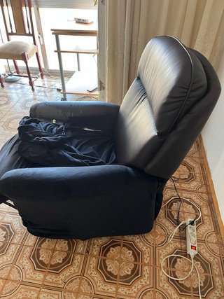Sillón automático polipiel (funciona)