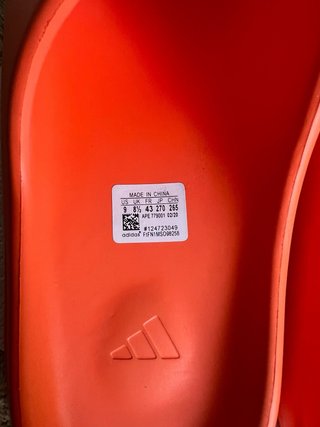Adidas Yeezy Slide Enflame Orange 43