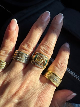 Anillo de oro 18k