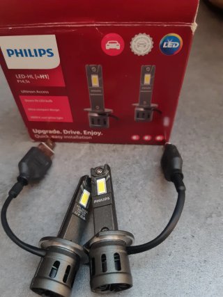 Bombillas LED Philips H1 y H7