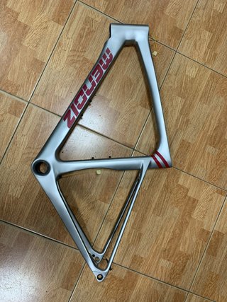Cuadro bicicleta mendiZ Plata talla S carretera F9