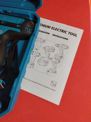 Taladro Percutor Batería 21V Maletín Accesorios