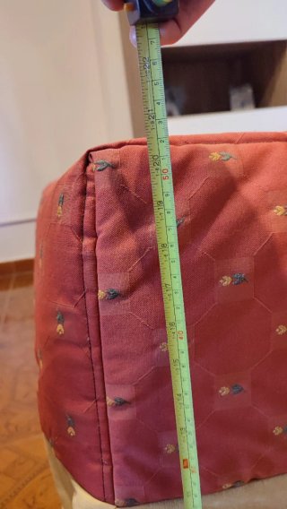 Puf Cama Doble Tela Diseño Diente de León