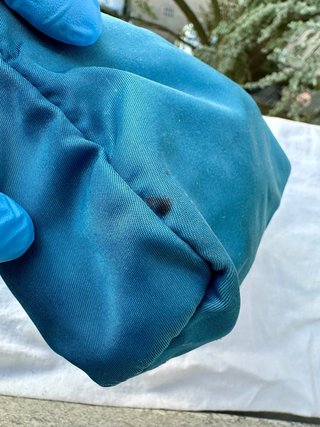 Pochette Prada Blu Argento