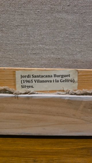 Cuadro Óleo Jordi Santacana Burguet Sitges