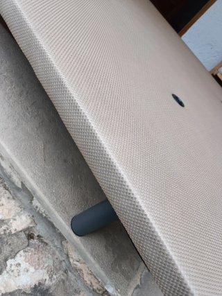 Somier tapizado