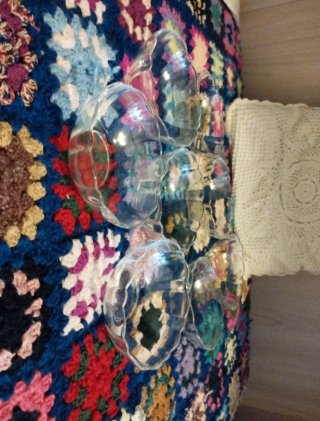 Set 4 Ciotole Vetro Scalloped