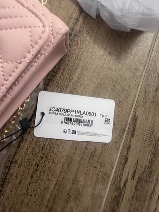 Borsa Love Moschino trapuntata rosa