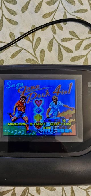 Sega Game Gear IPS Negra