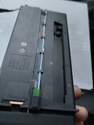 Tarjetero Audi S3 8P, con cable para luz se ilumin