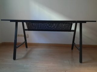 Scrivania Gaming Ikea UTESPELARE Nero