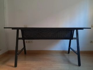 Scrivania Gaming Ikea UTESPELARE Nero