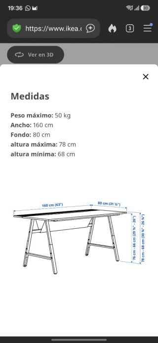 Scrivania Gaming Ikea UTESPELARE Nero