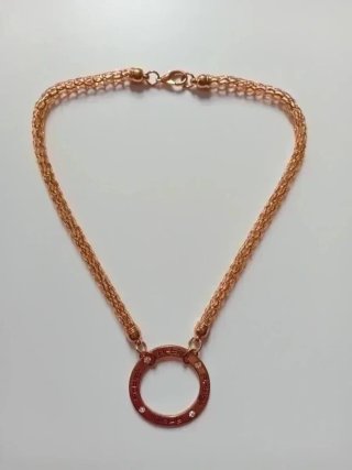Collana con ciondolo ad anello