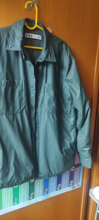 Chaqueta Zara Hombre Talla M Verde Oliva