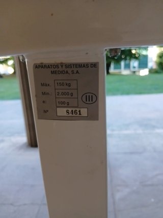 Báscula romana consulta dietética