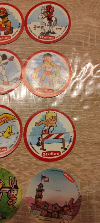Lote pegatinas Helios Ciclismo y Deportes 1980