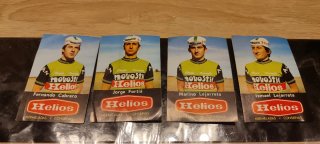Lote pegatinas Helios Ciclismo y Deportes 1980