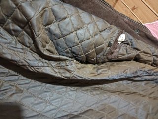 Chaqueta de ante marrón