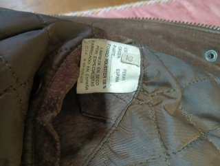 Chaqueta de ante marrón