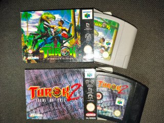 Lote di giochi Nintendo 64 Turok 1 e 2