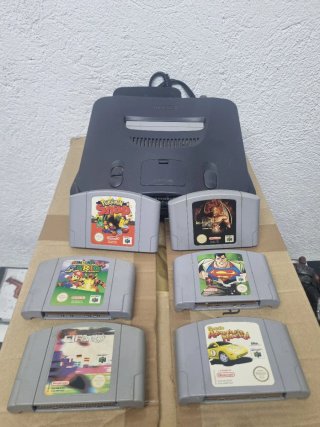 Consola Nintendo 64 + 6 Videojuegos