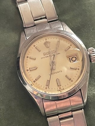 Rolex Lady-Date 26mm Oro/Plata