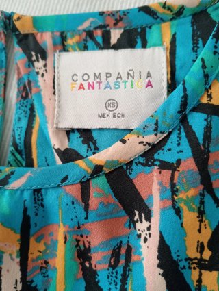 Vestido Compañía Fantástica Azul Talla XS