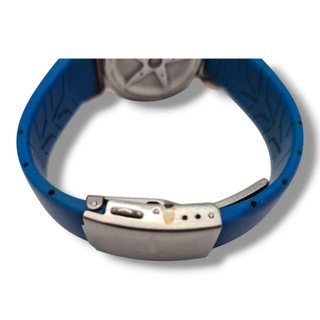RELOJ TISSOT T048417 CHRONO ESFERA DORADA CORREA AZUL