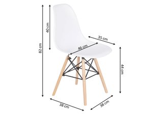 Mesa Comedor Blanca 4 Sillas Modernas - oferta