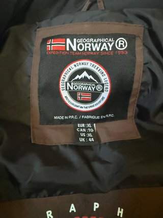Chaleco Geographical Norway Marrón/Negro Talla XL