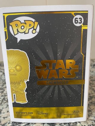 Funko Pop Star Wars Chewbacca Dorado #63