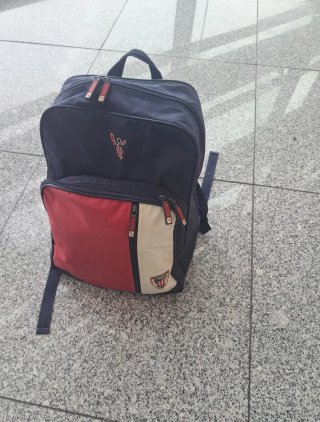 Mochila Athletic Bilbao Negra y Roja