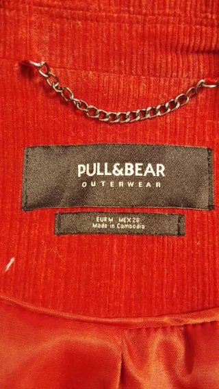 Americana pana granate Pull&Bear