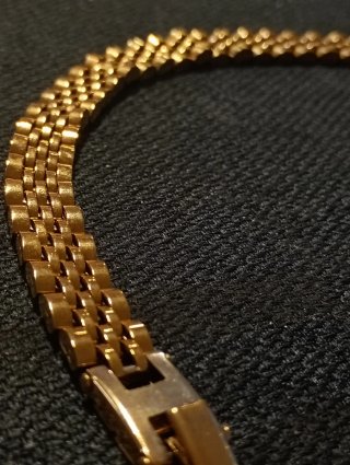 Pulsera Plata Vermeil Baño Oro
