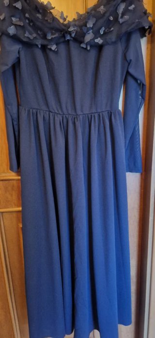 Abito donna elegante blu