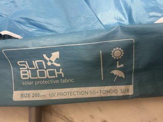 Parasol azul 200 cm