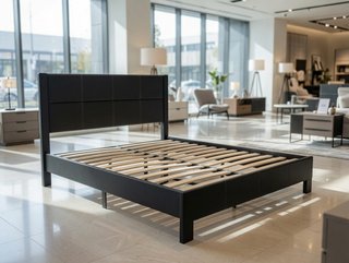Cama Matrimonial Gris