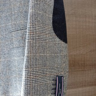 Americana Tommy Hilfiger Lana Virgen Gris