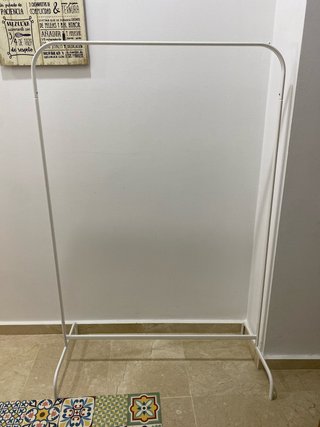 Burro/perchero de ropa IKEA blanco