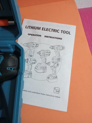 Taladro Percutor Atornillador 21V Batería