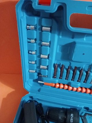 Taladro Percutor Atornillador 21V Batería